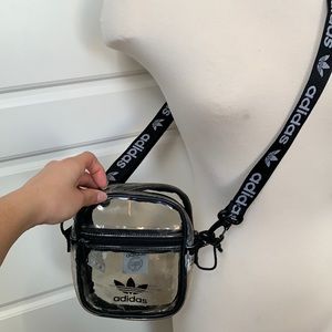 Adidas crossbody clear bag